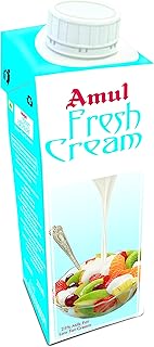 Amul Fresh Cream, 250ml Tetra Pack
