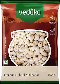 Amazon Brand - Vedaka Fox Nuts (Phool Makhana), 100g
