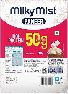 Milky Mist high Protein Paneer, 200 Gm